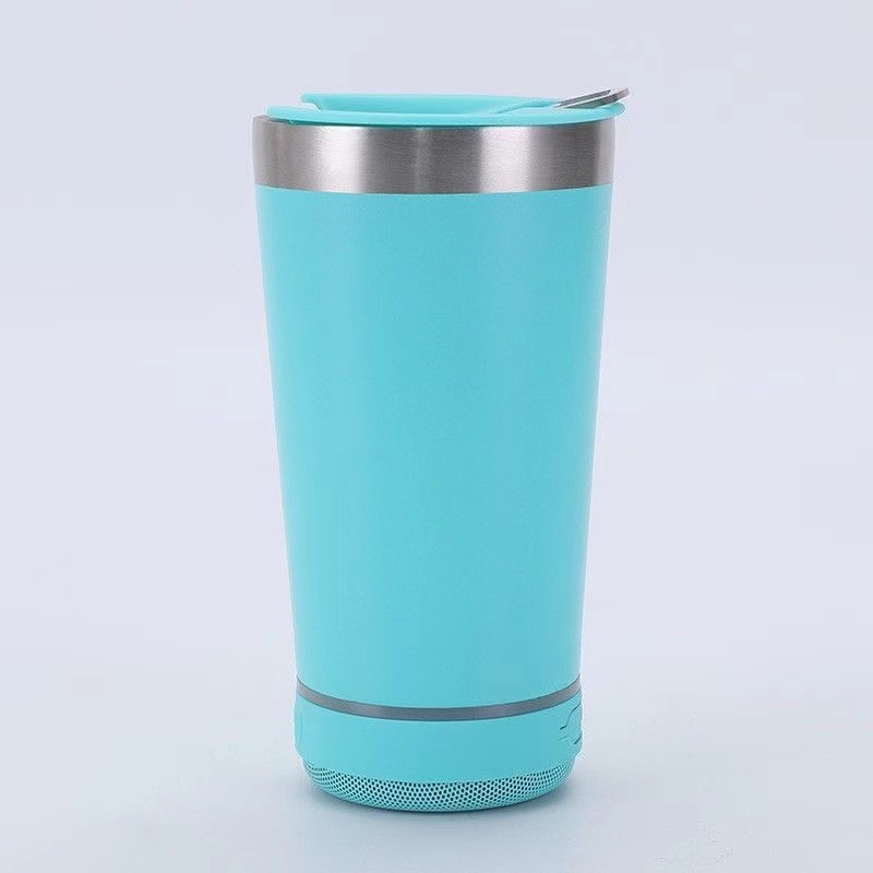 Bluetooth Audio Stainless Steel Travel Mug – 16oz