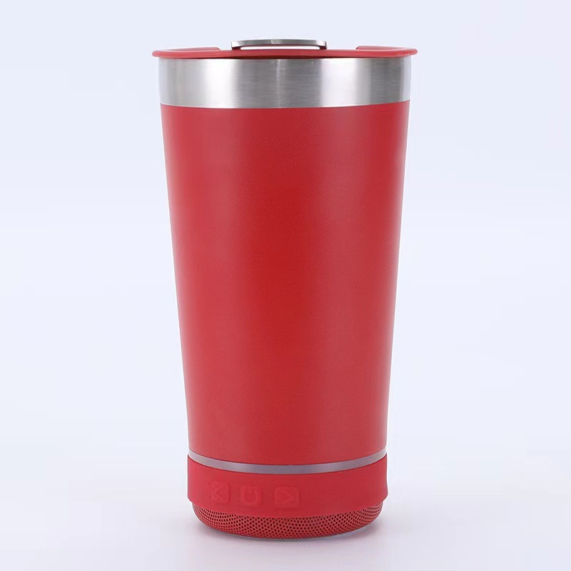 Bluetooth Audio Stainless Steel Travel Mug – 16oz