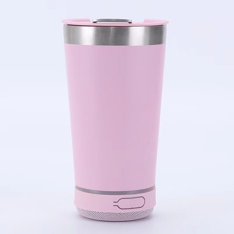 Bluetooth Audio Stainless Steel Travel Mug – 16oz